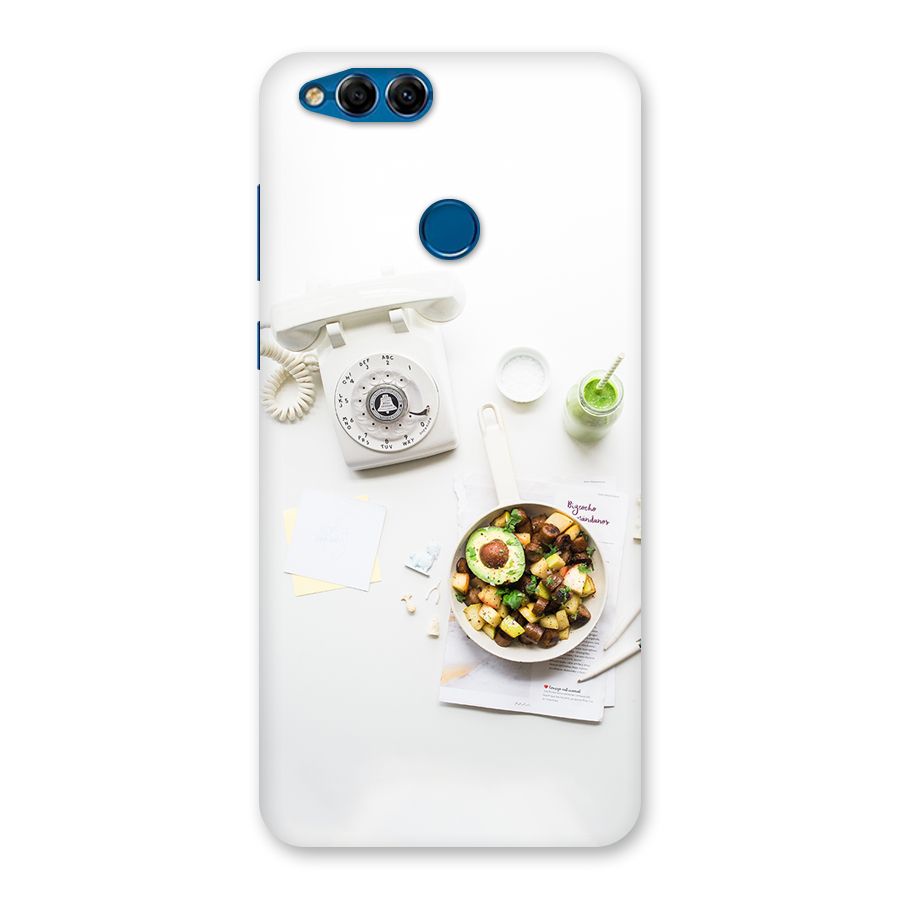 Morning Breakfast Back Case for Honor 7X