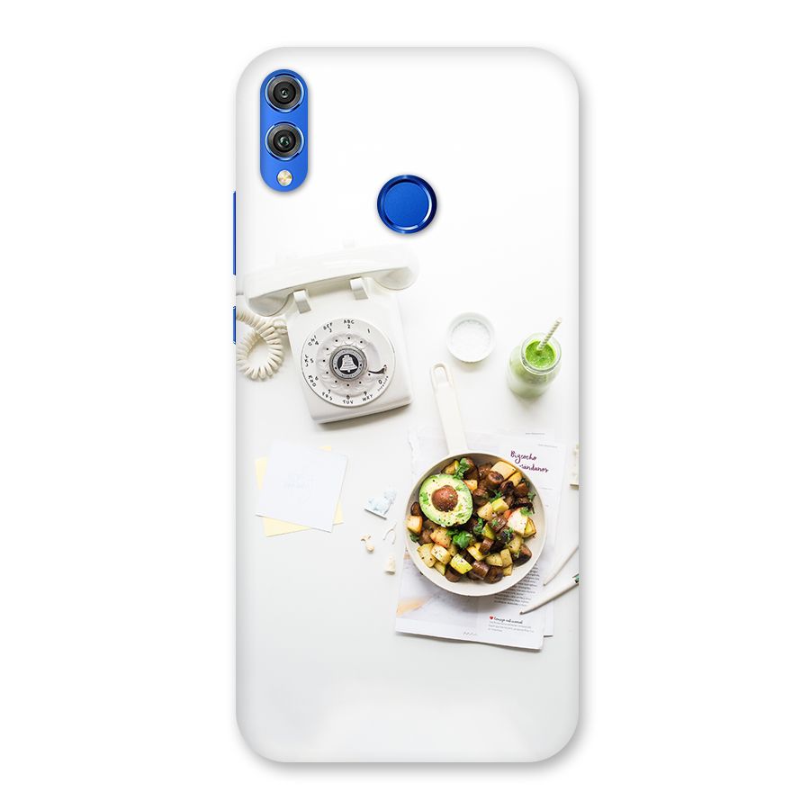 Morning Breakfast Back Case for Honor 8X