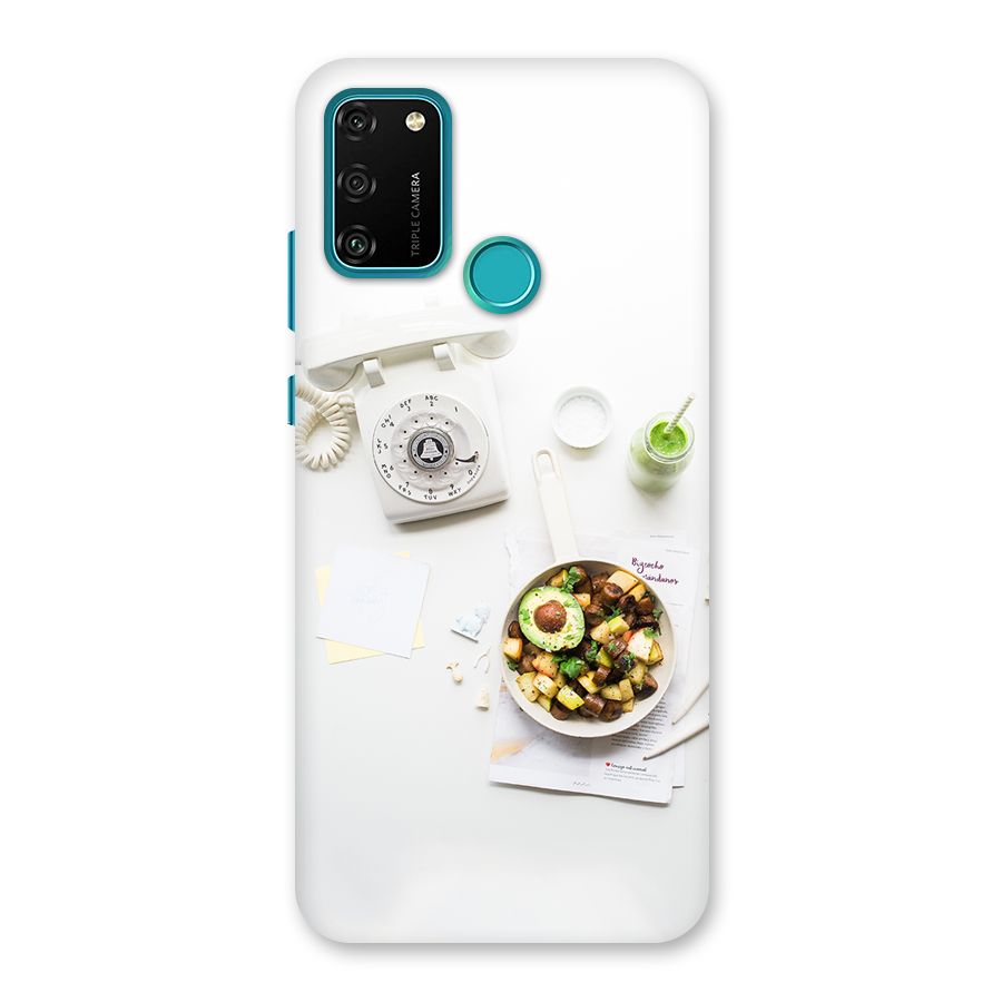 Morning Breakfast Back Case for Honor 9A