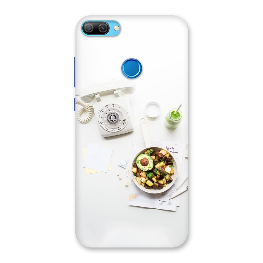 Morning Breakfast Back Case for Honor 9N