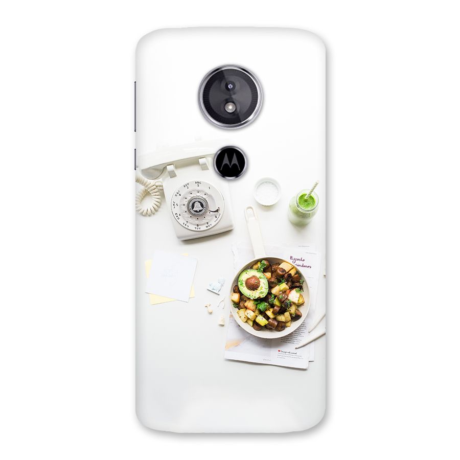 Morning Breakfast Back Case for Moto E5