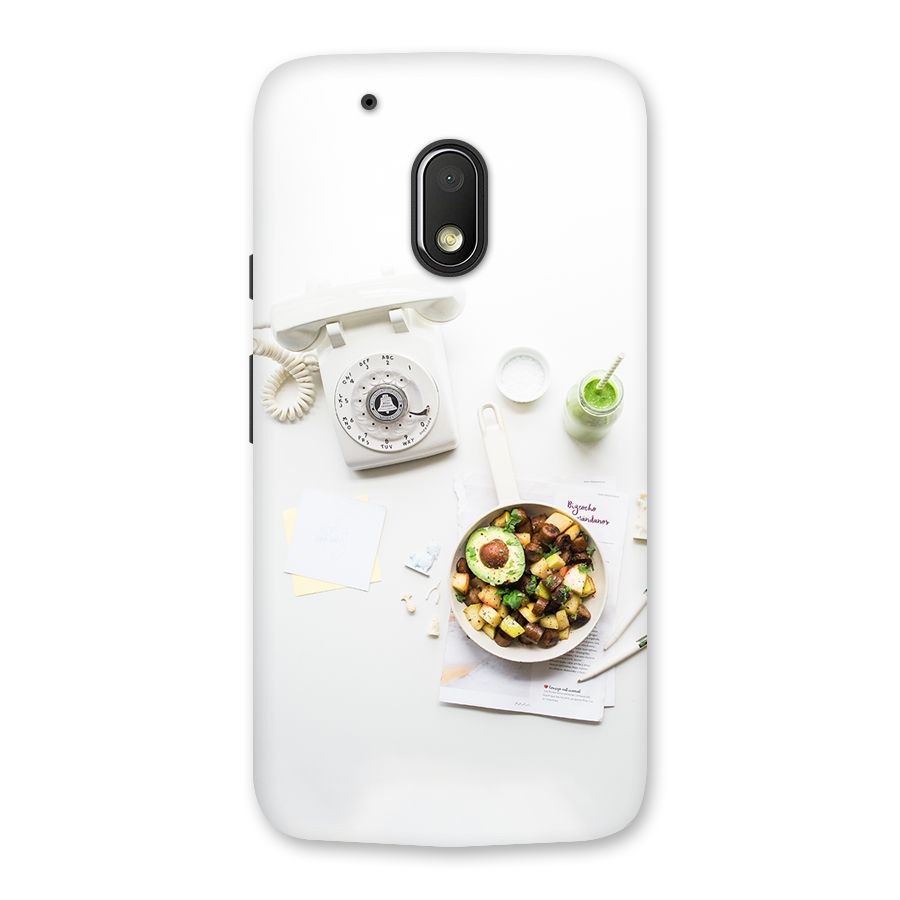 Morning Breakfast Back Case for Moto G4 Play