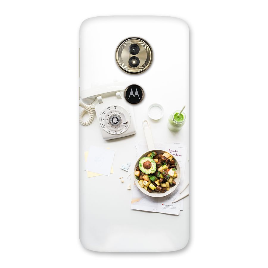 Morning Breakfast Back Case for Moto G6 Play