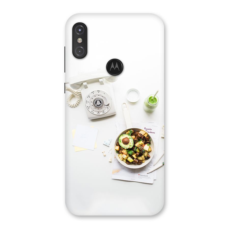 Morning Breakfast Back Case for Motorola One Power