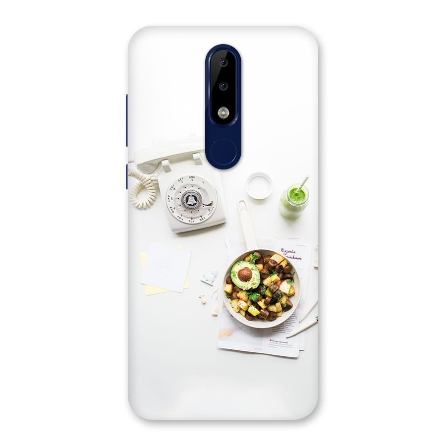 Morning Breakfast Back Case for Nokia 5.1 Plus
