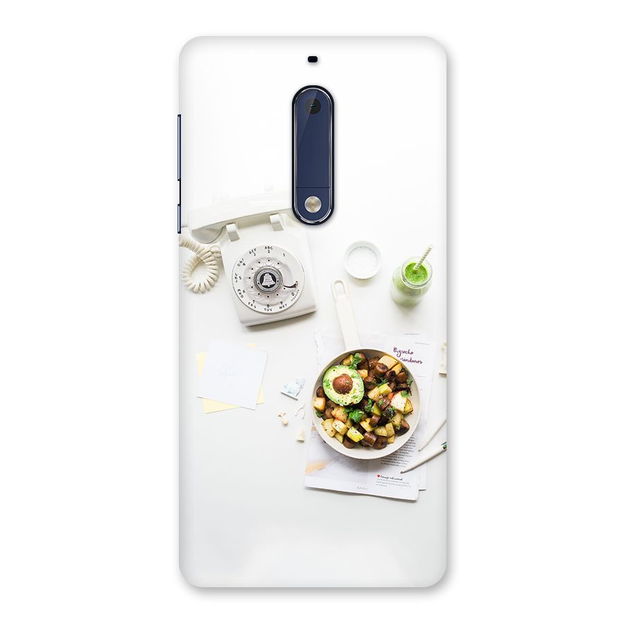 Morning Breakfast Back Case for Nokia 5