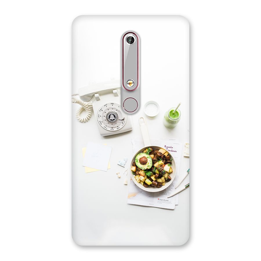 Morning Breakfast Back Case for Nokia 6.1
