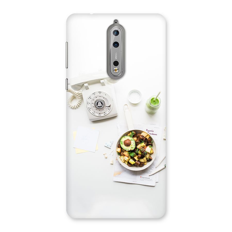 Morning Breakfast Back Case for Nokia 8