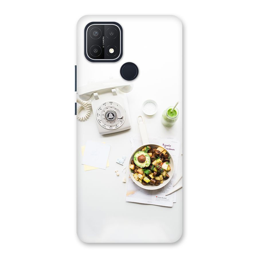 Morning Breakfast Back Case for Oppo A15