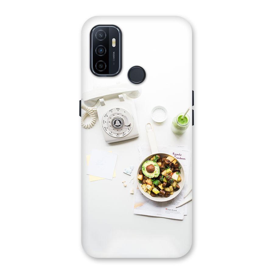 Morning Breakfast Back Case for Oppo A32