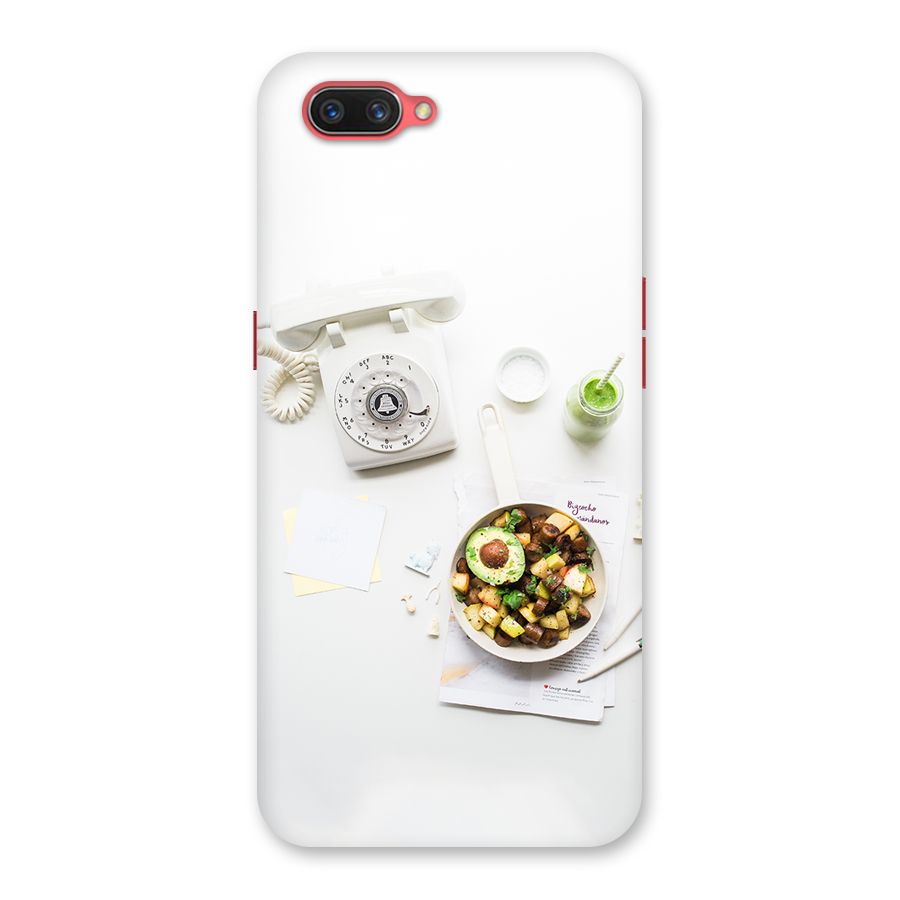 Morning Breakfast Back Case for Oppo A3s