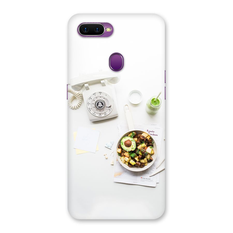Morning Breakfast Back Case for Oppo F9