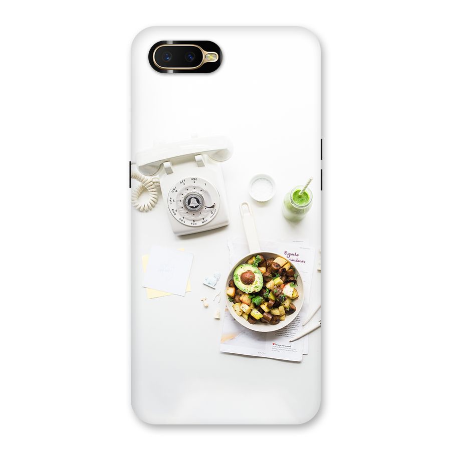 Morning Breakfast Back Case for Oppo K1