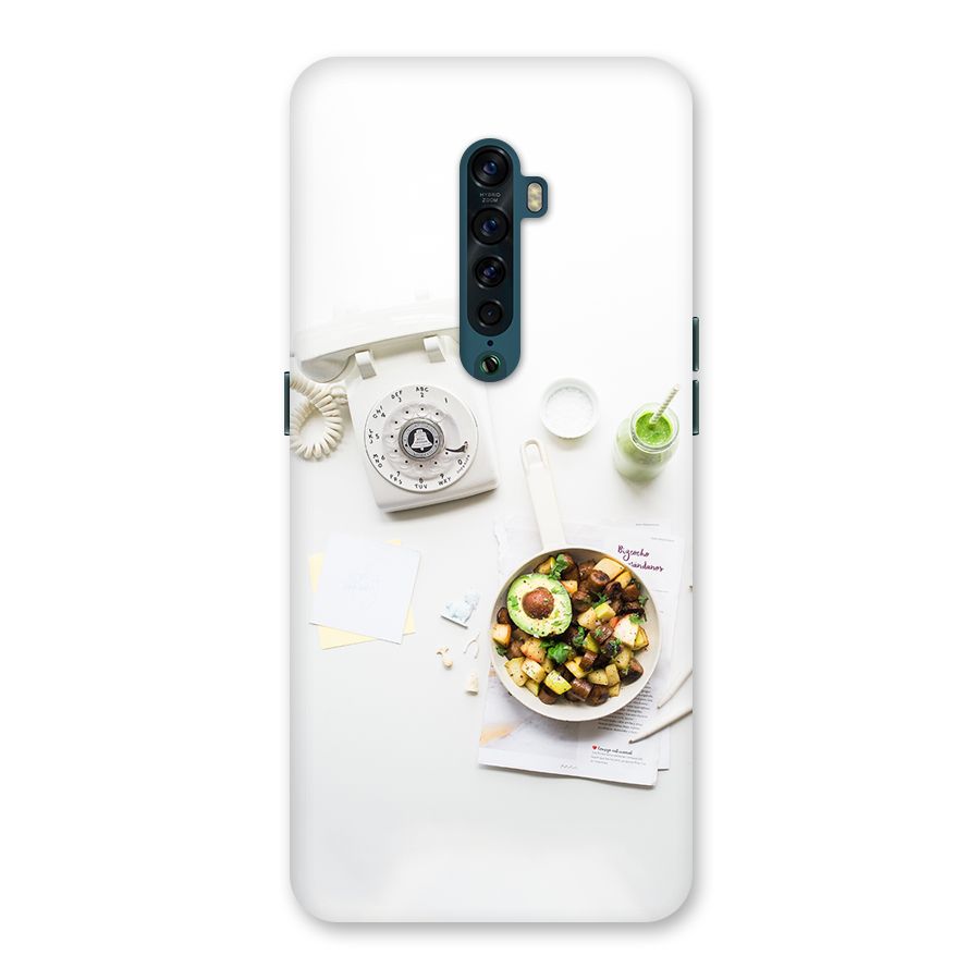 Morning Breakfast Back Case for Oppo Reno2