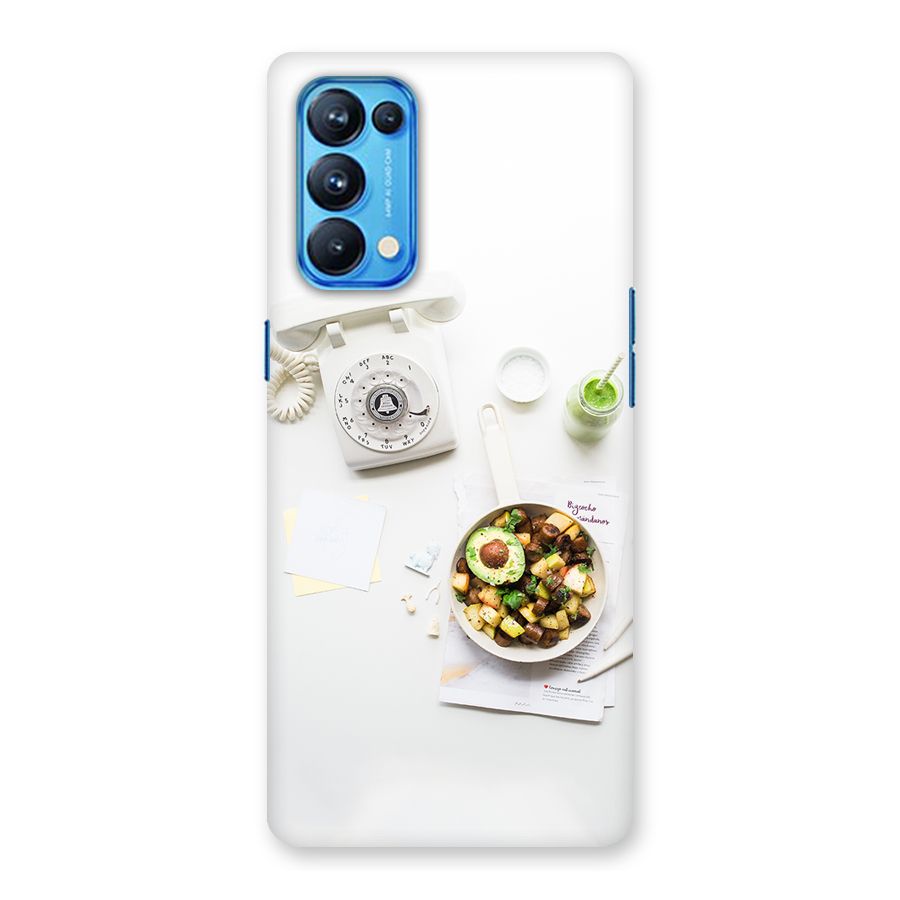 Morning Breakfast Back Case for Oppo Reno5 Pro 5G