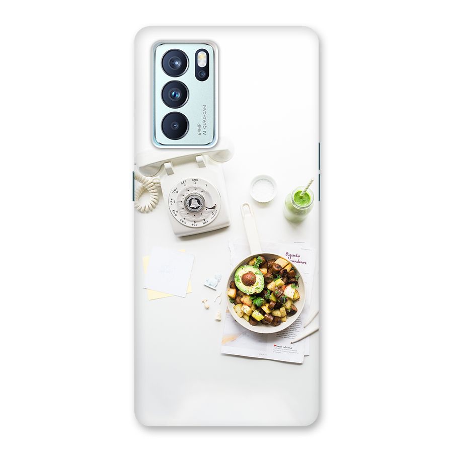 Morning Breakfast Back Case for Oppo Reno6 Pro 5G
