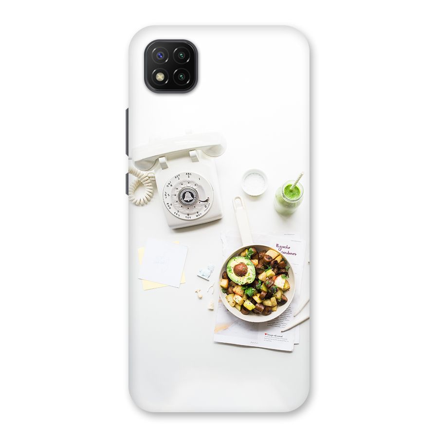 Morning Breakfast Back Case for Poco C3