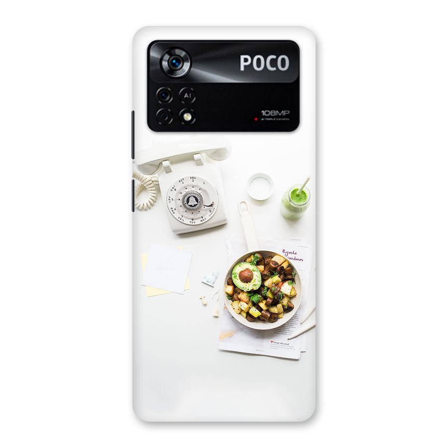 Morning Breakfast Back Case for Poco X4 Pro 5G