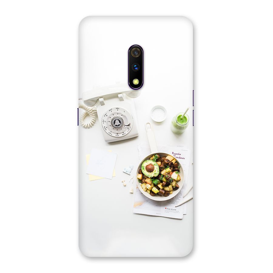 Morning Breakfast Back Case for Realme X