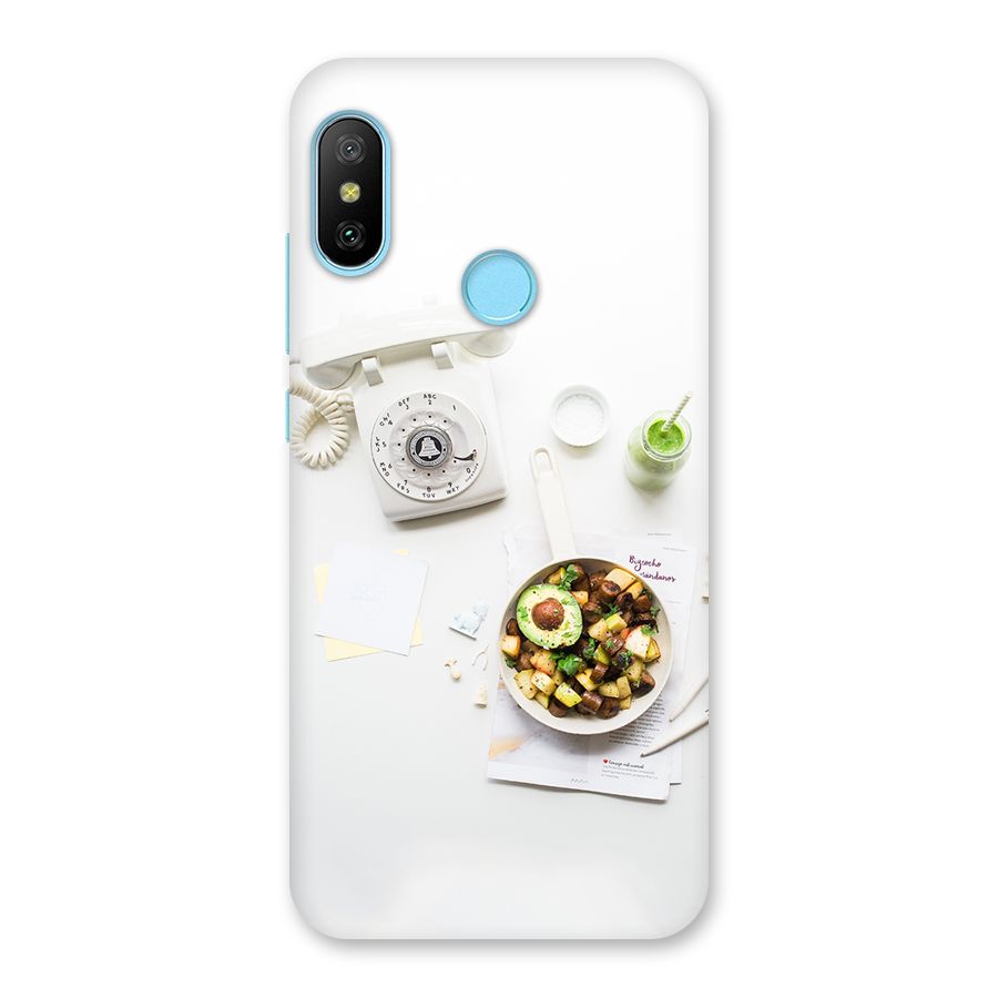 Morning Breakfast Back Case for Redmi 6 Pro