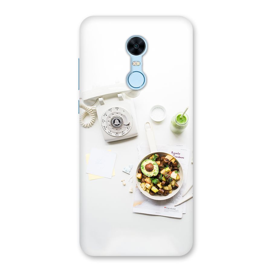 Morning Breakfast Back Case for Redmi Note 5