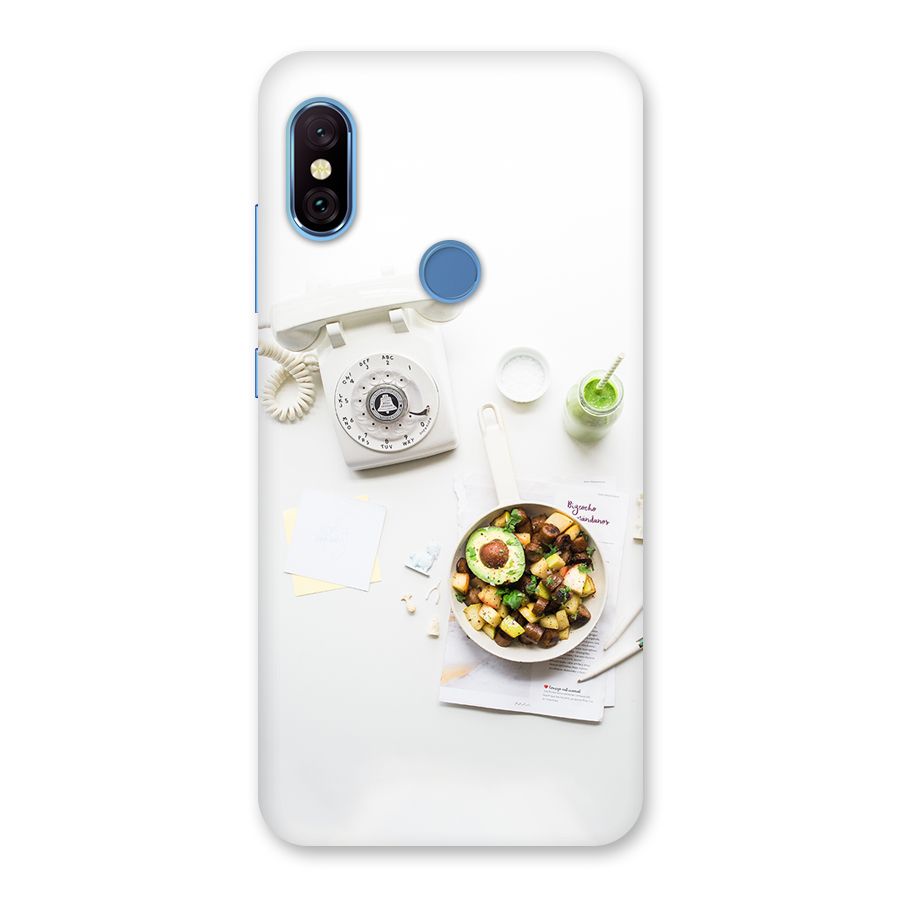 Morning Breakfast Back Case for Redmi Note 6 Pro