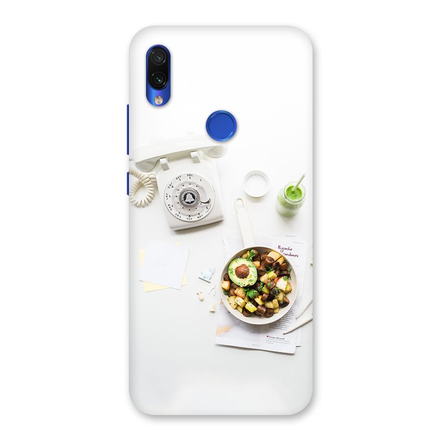 Morning Breakfast Back Case for Redmi Note 7S