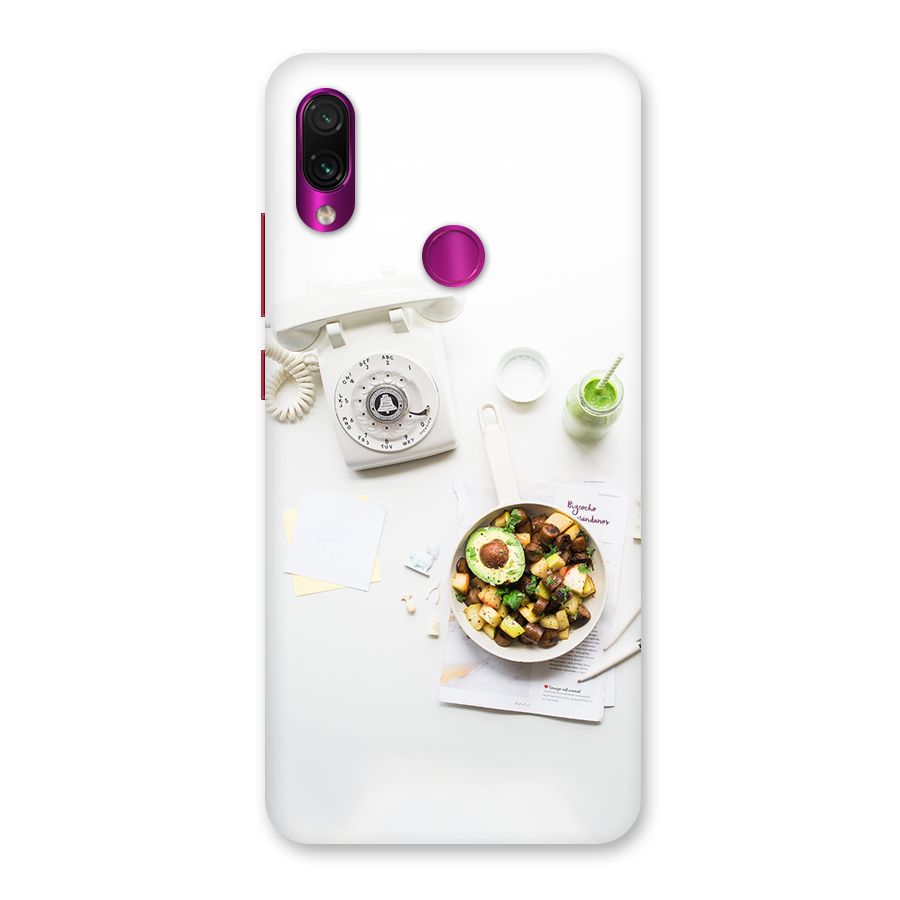 Morning Breakfast Back Case for Redmi Note 7 Pro