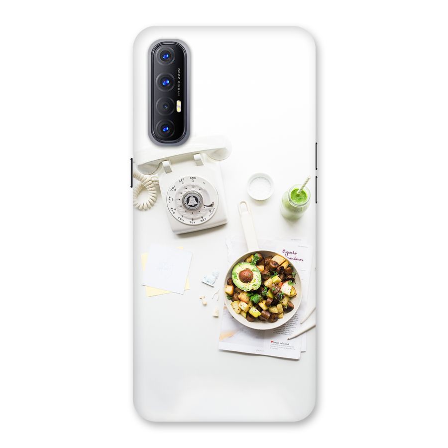 Morning Breakfast Back Case for Reno3 Pro