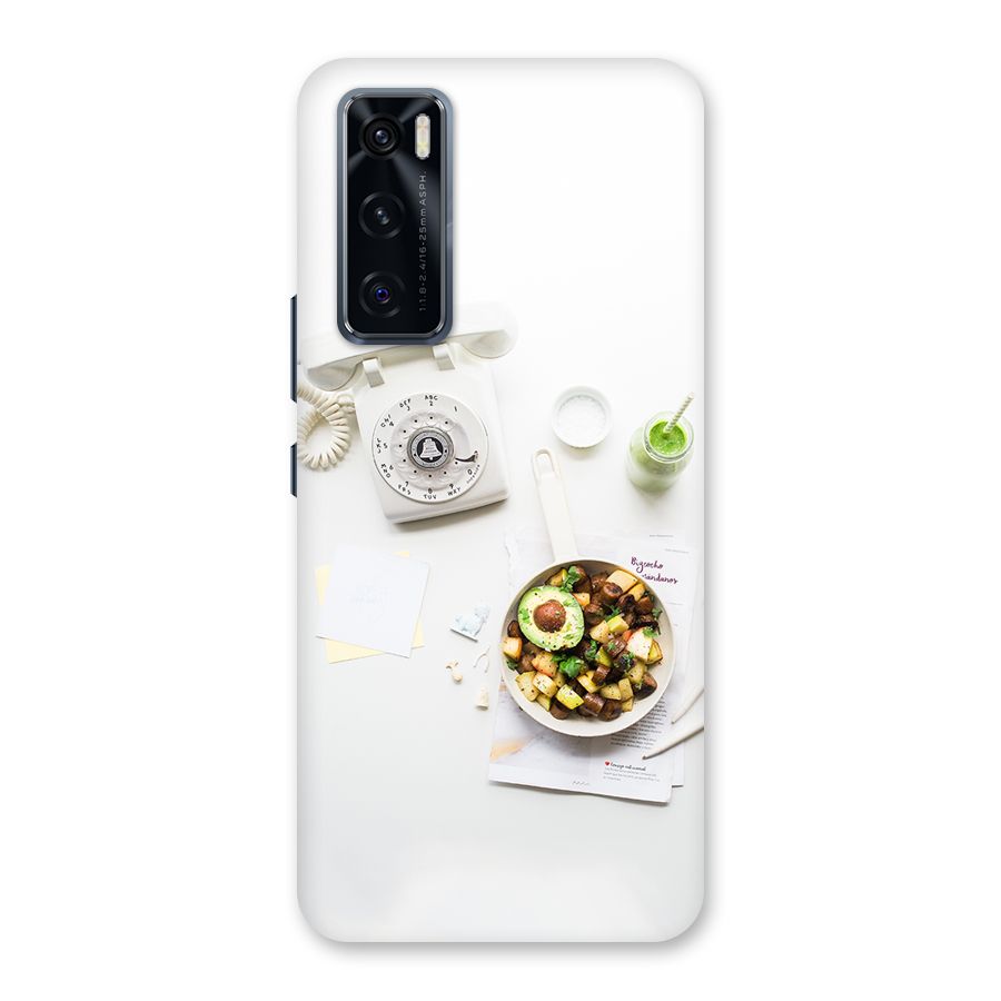 Morning Breakfast Back Case for Vivo V20 SE