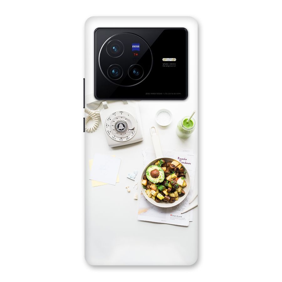 Morning Breakfast Back Case for Vivo X80