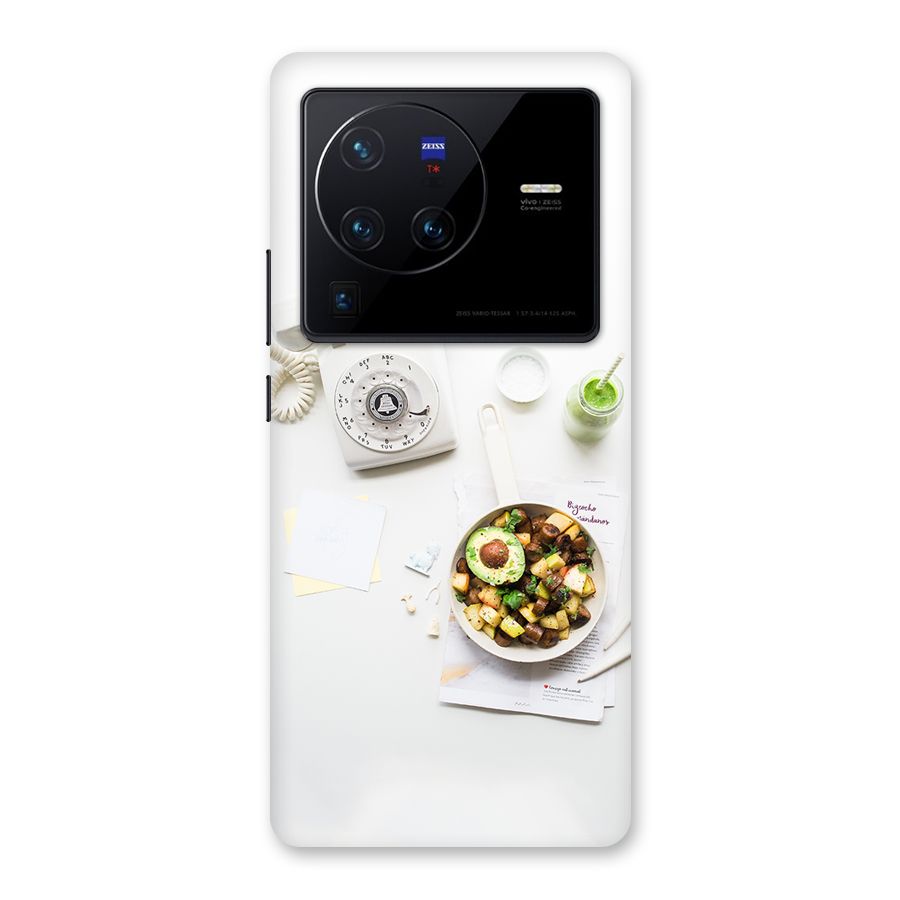 Morning Breakfast Back Case for Vivo X80 Pro