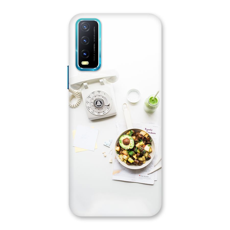 Morning Breakfast Back Case for Vivo Y20A