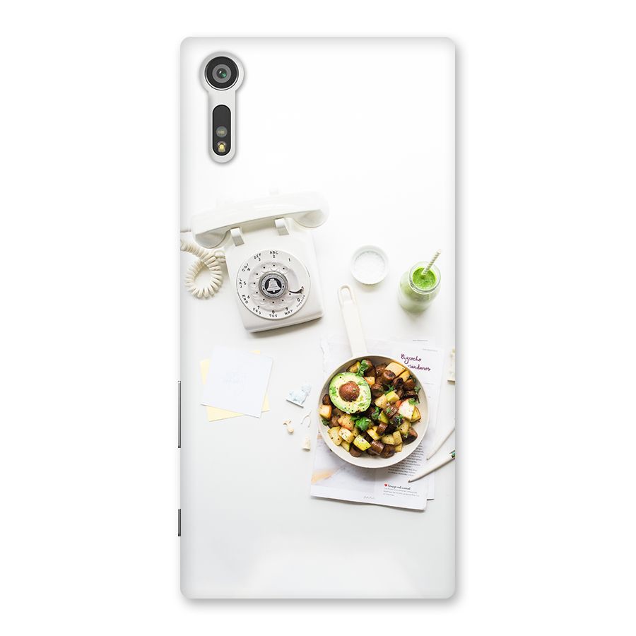 Morning Breakfast Back Case for Xperia XZ