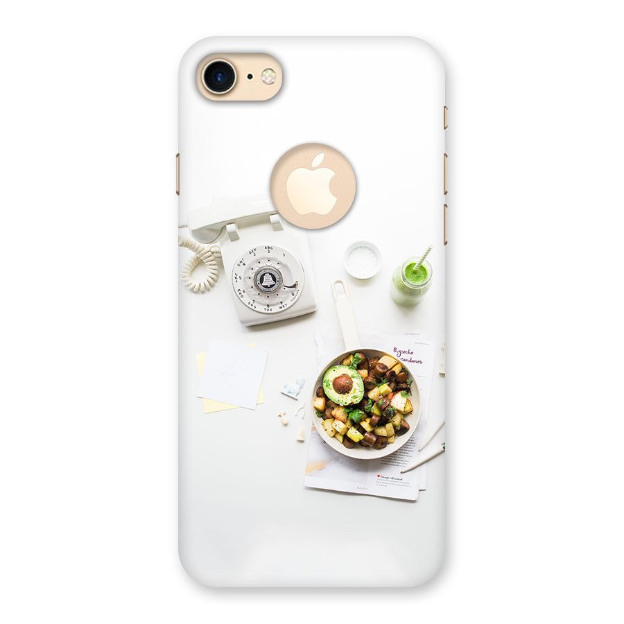 Morning Breakfast Back Case for iPhone 7 Logo Cut