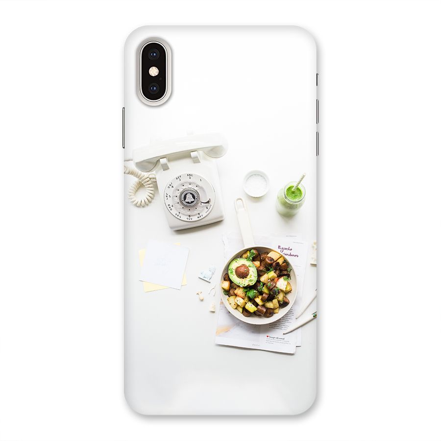 Morning Breakfast Back Case for iPhone XS Max