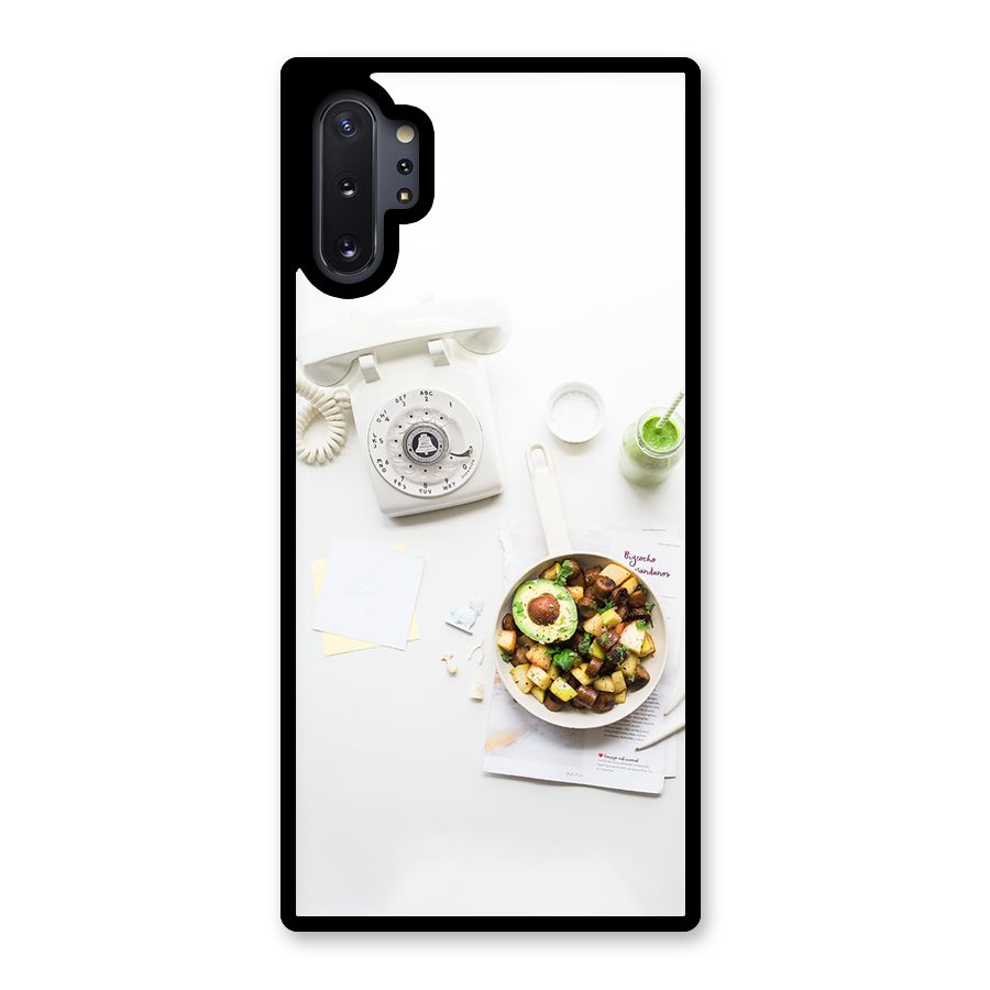 Morning Breakfast Glass Back Case for Galaxy Note 10 Plus