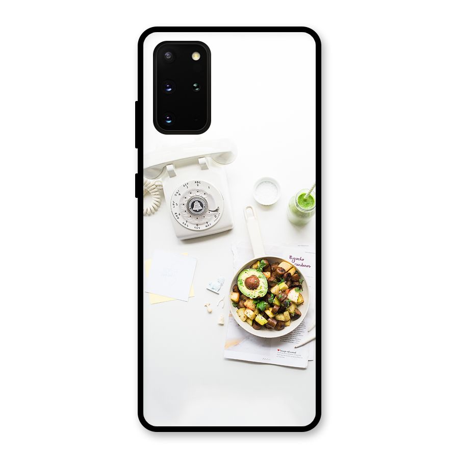 Morning Breakfast Glass Back Case for Galaxy S20 Plus