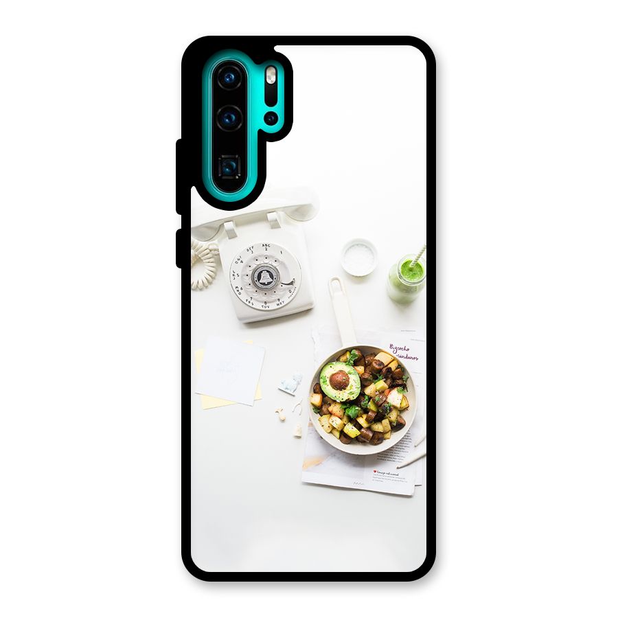 Morning Breakfast Glass Back Case for Huawei P30 Pro