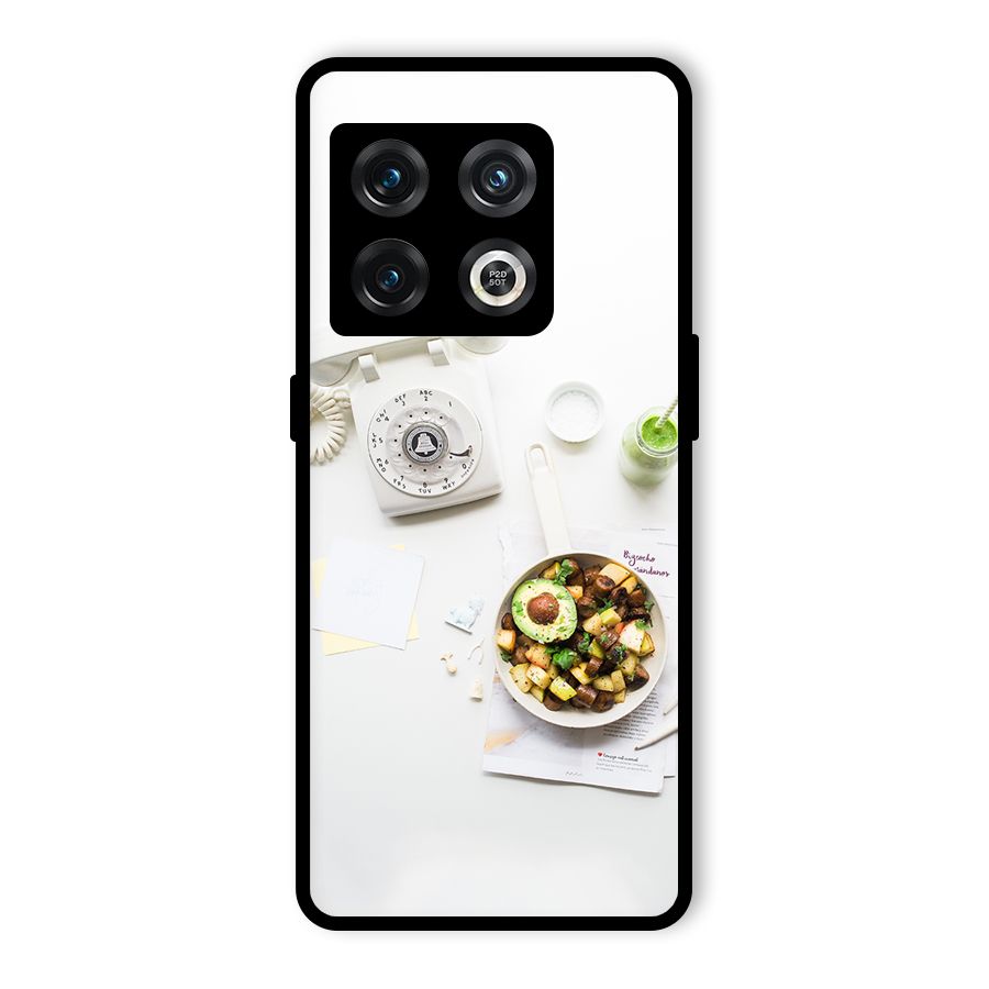 Morning Breakfast Glass Back Case for OnePlus 10 Pro 5G