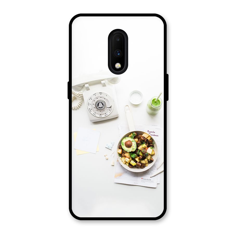 Morning Breakfast Glass Back Case for OnePlus 7
