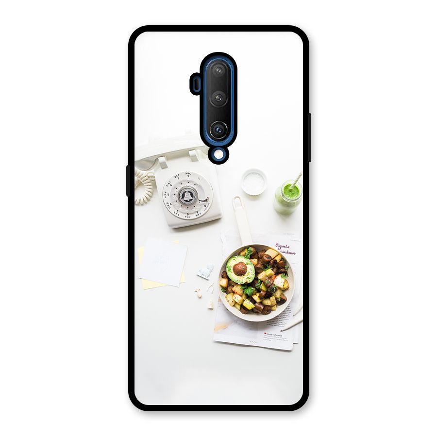 Morning Breakfast Glass Back Case for OnePlus 7T Pro