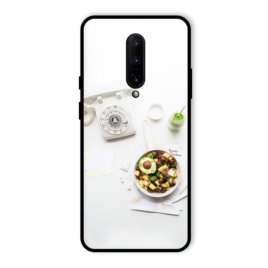 Morning Breakfast Glass Back Case for OnePlus 7 Pro