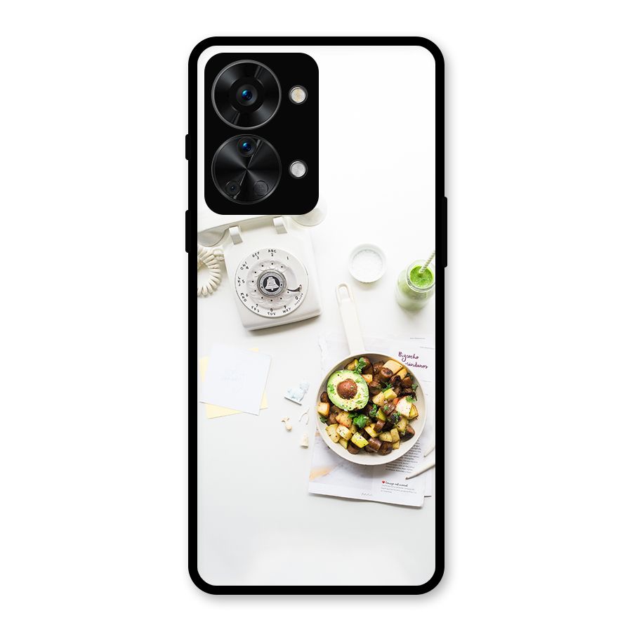 Morning Breakfast Glass Back Case for OnePlus Nord 2T