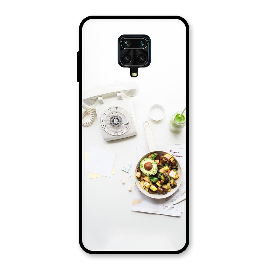 Morning Breakfast Glass Back Case for Poco M2 Pro