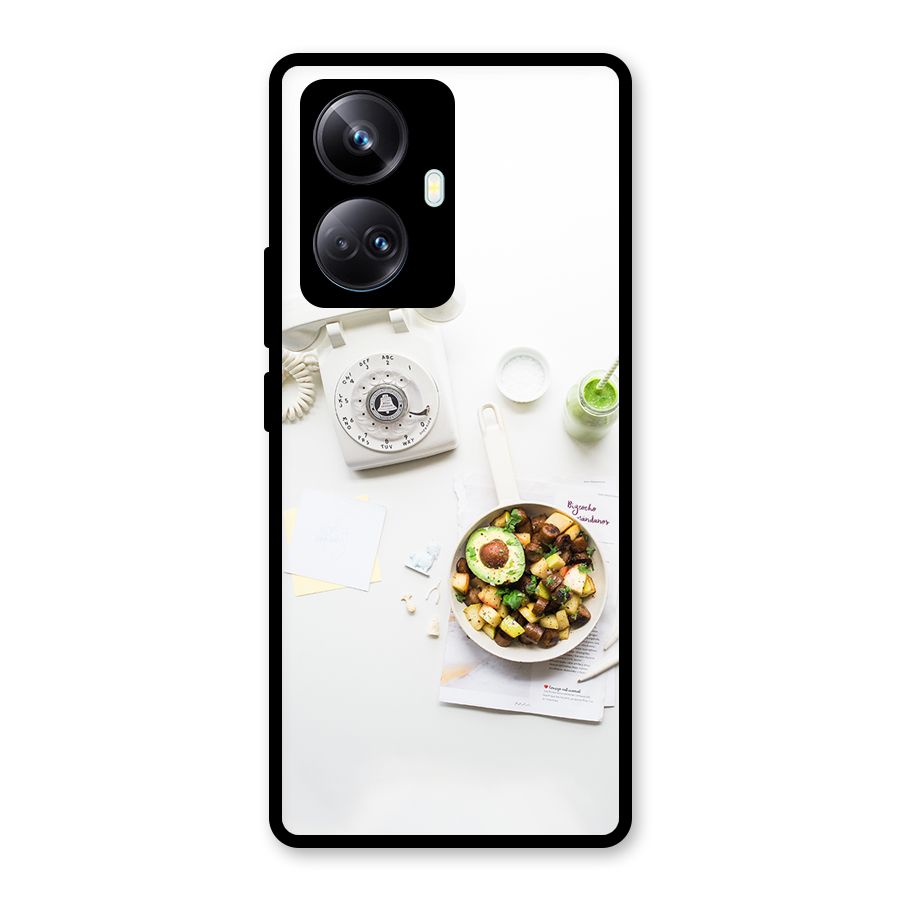 Morning Breakfast Glass Back Case for Realme 10 Pro Plus