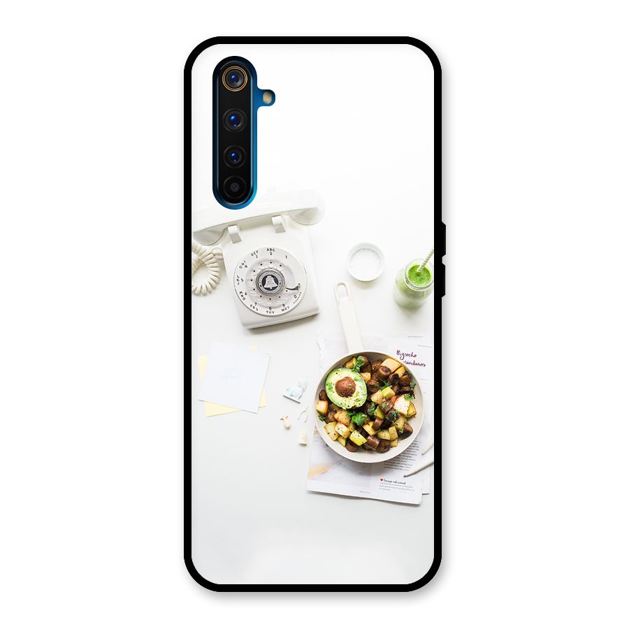 Morning Breakfast Glass Back Case for Realme 6 Pro