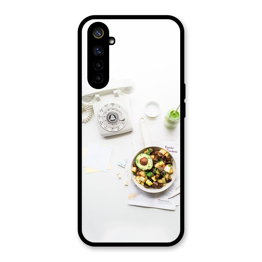 Morning Breakfast Glass Back Case for Realme 6i