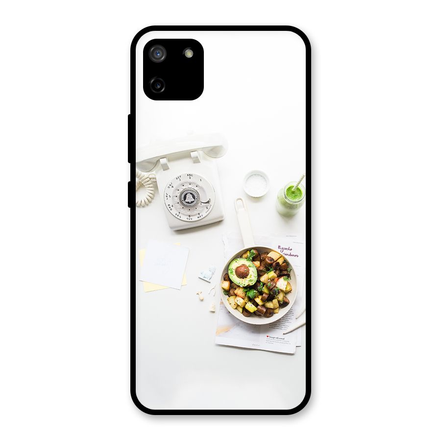 Morning Breakfast Glass Back Case for Realme C11