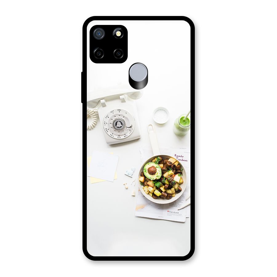 Morning Breakfast Glass Back Case for Realme C12